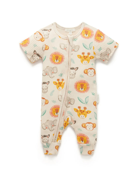 Savanna Rib Zip Growsuit