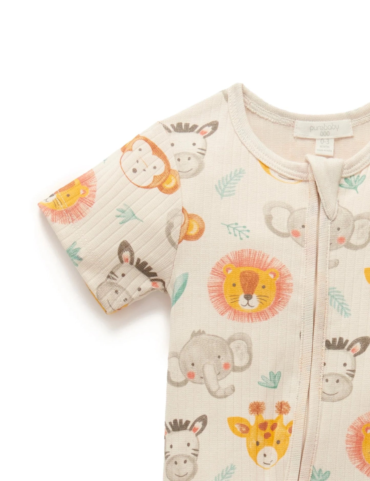 Savanna Rib Zip Growsuit