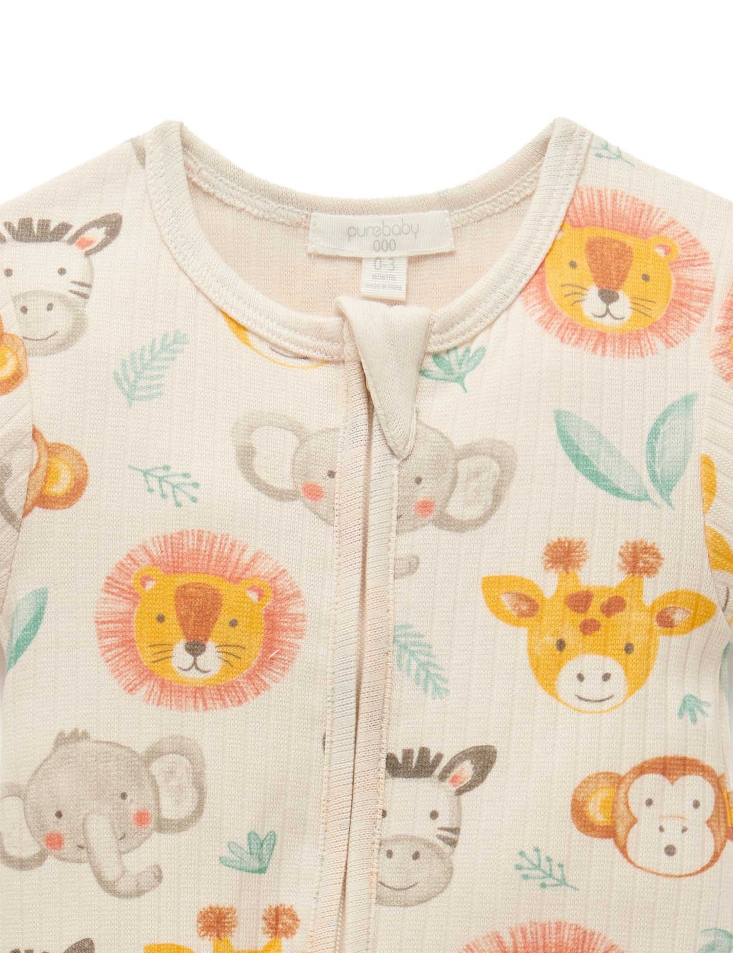 Savanna Rib Zip Growsuit