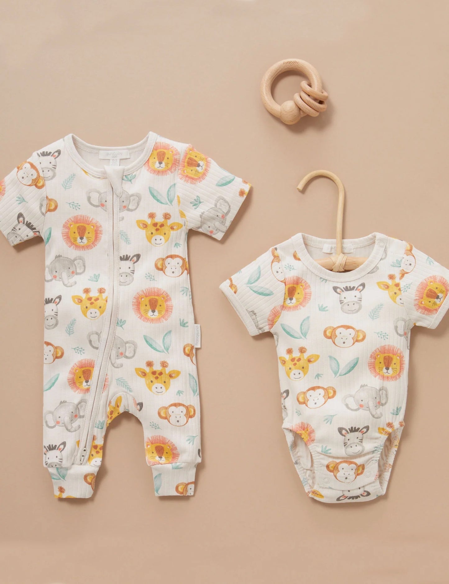 Savanna Rib Zip Growsuit