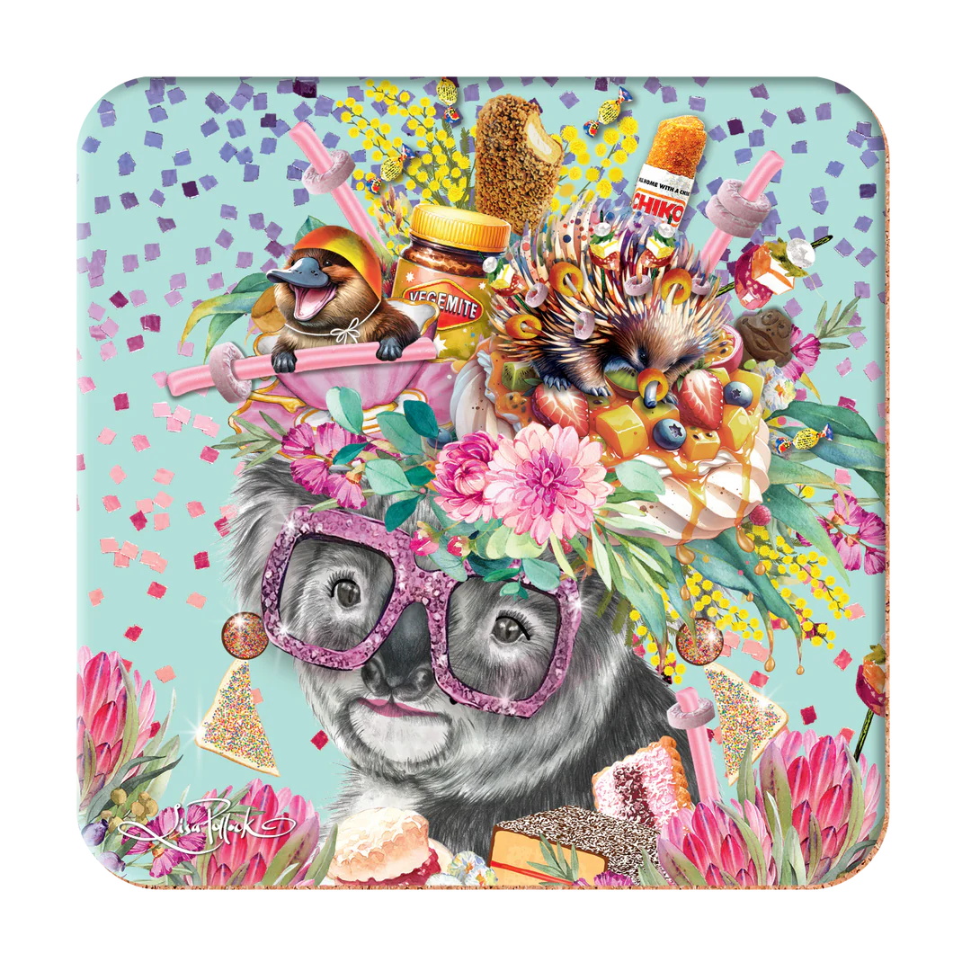 Coasters - Oz Foodie Koala (Set of 6)