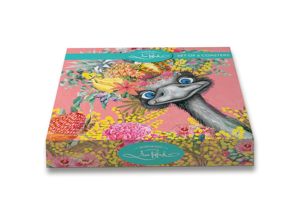 Coasters - Emu-Sing (Set of 6)