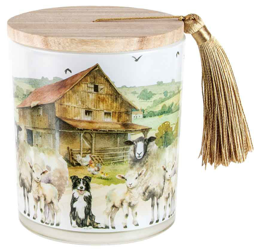 On The Farm Candle - Sheep