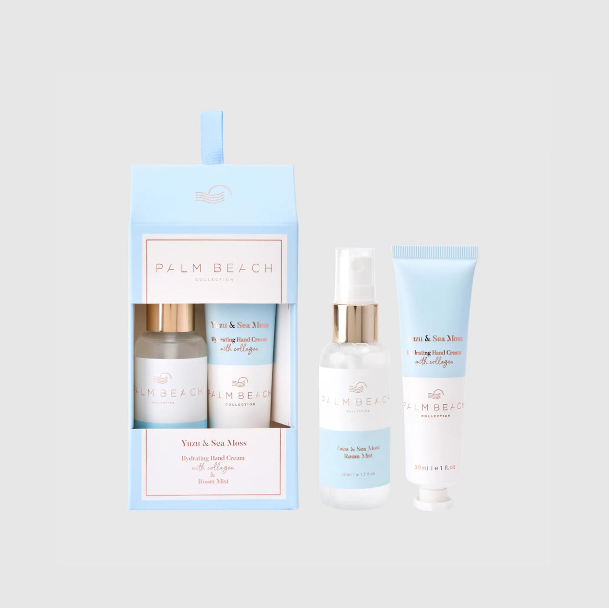 Palm Beach Collection - Mini Hand Cream & Room Mist Set - Yuzu & Sea Moss