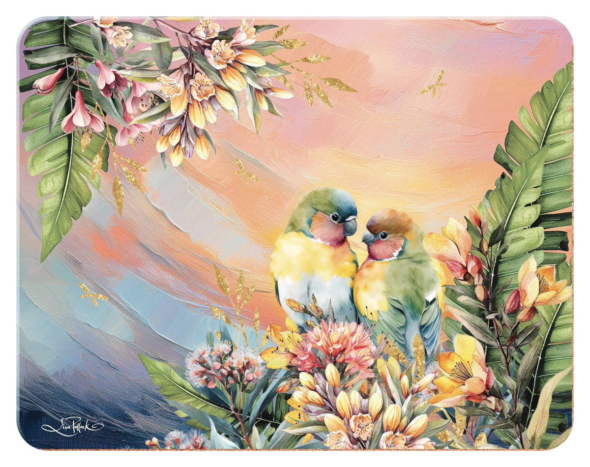 Placemats - Sunset Love Birds (Set of 6)