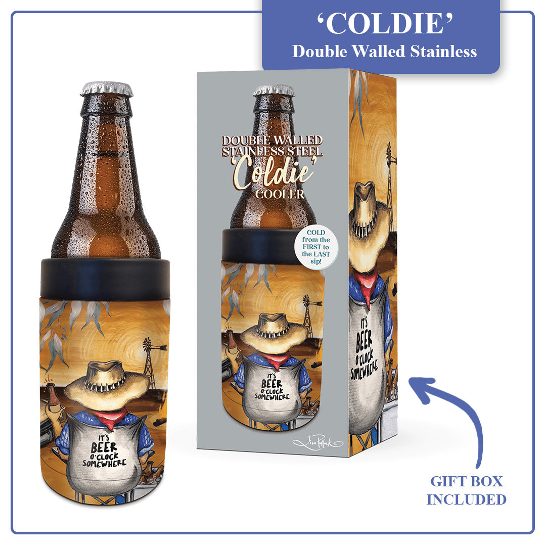 Stainless Steel Coldie Cooler - Beer O’Clock