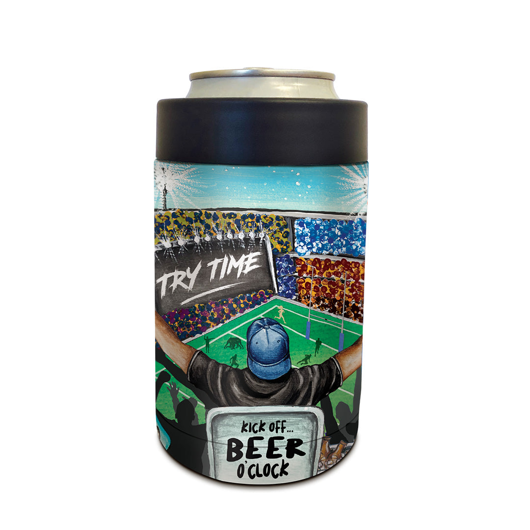 Double Walled Stainless Steel ‘Coldie’ Cooler - NRL Try Time