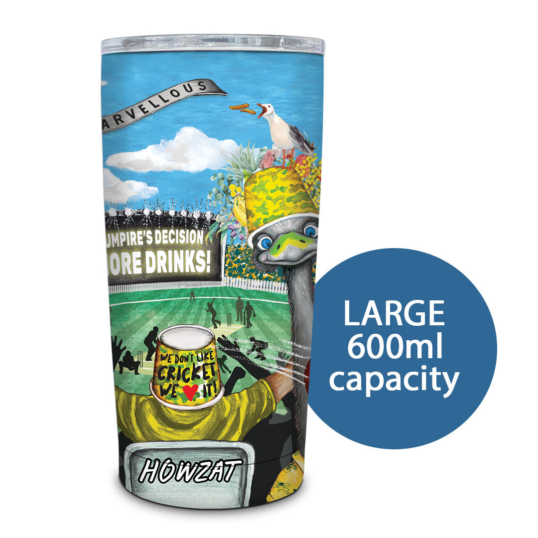 Double Walled Stainless Steel ‘Roadie’ Travel Mug (600ml) - Boxing Day Test
