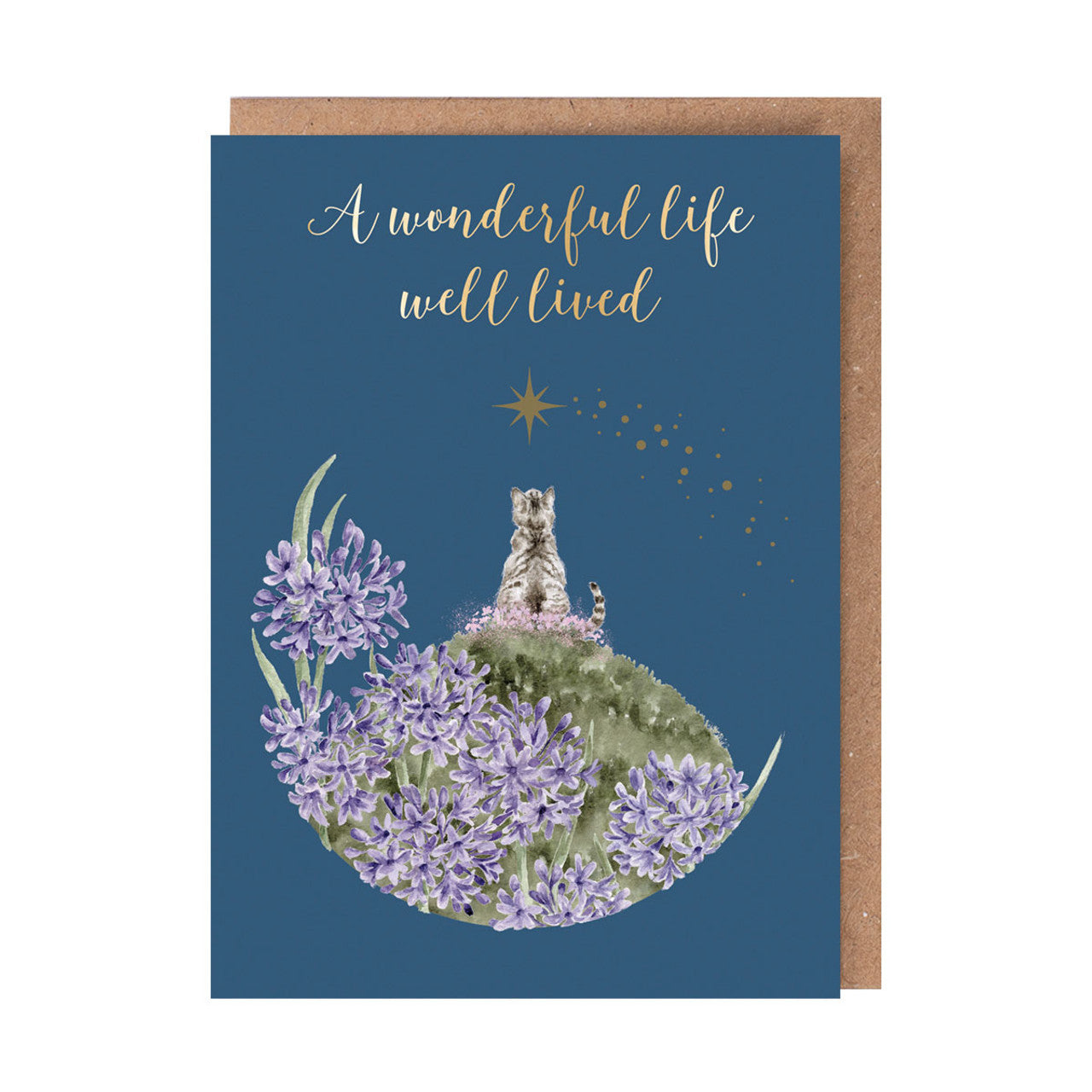 Wrendale Designs Card - A Faithful Companion (Cat)