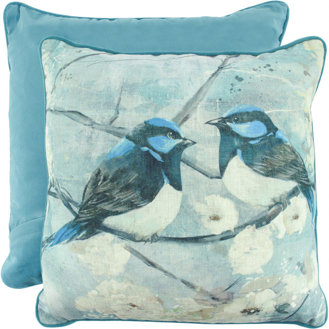 Tweetheart Linen Cushion (50cm)