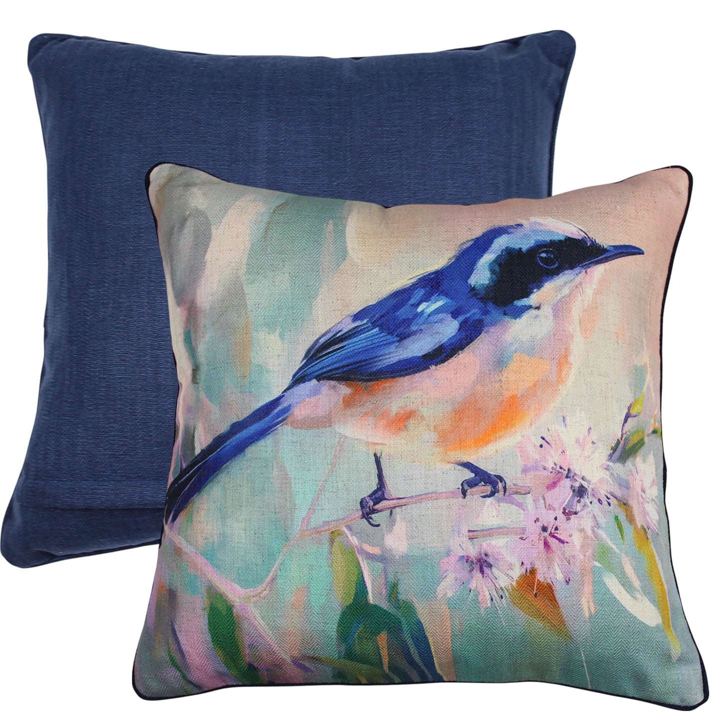 Wing & Bloom Linen Cushion (50cm)