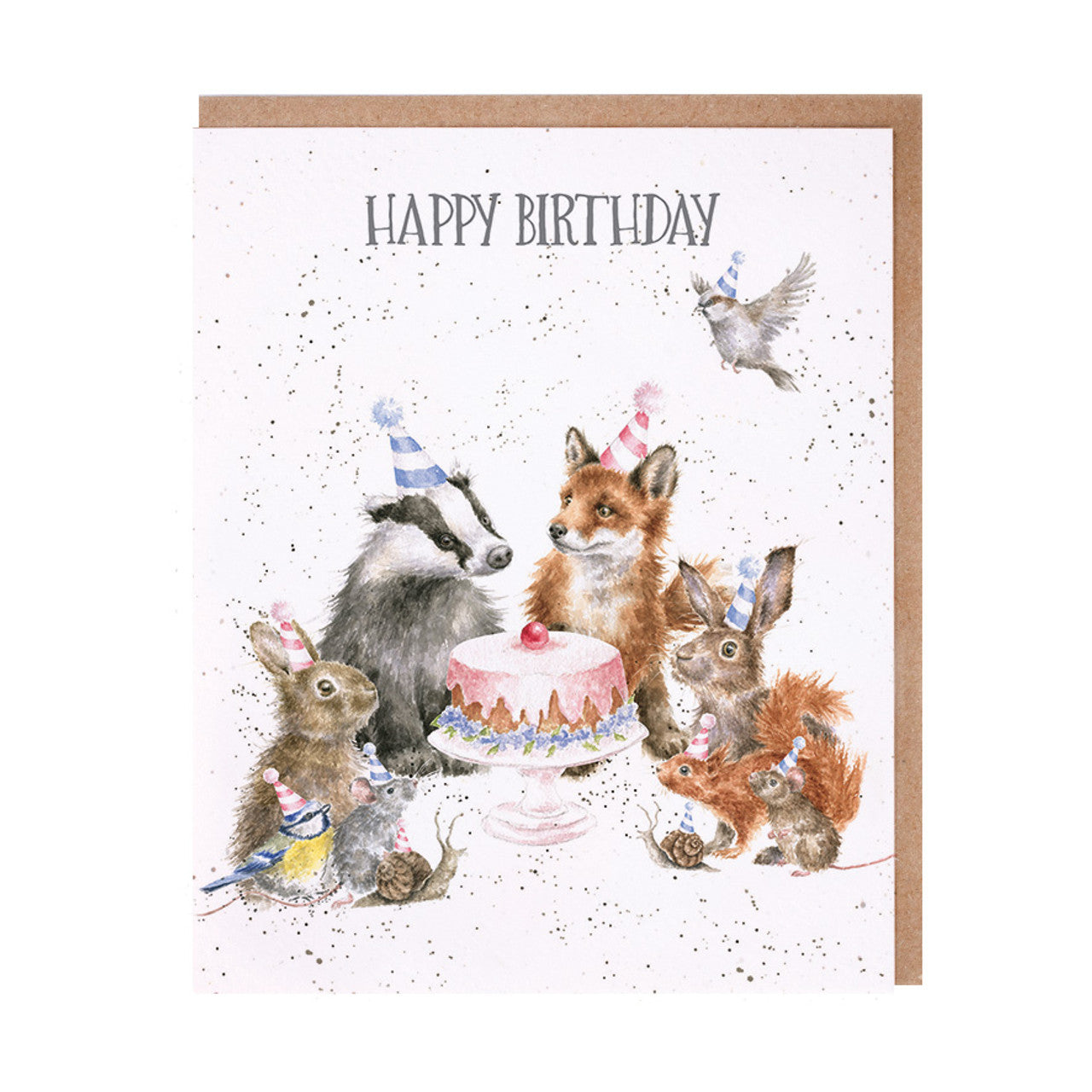 Wrendale Designs Card - Happy Birthday (Woodland Party)