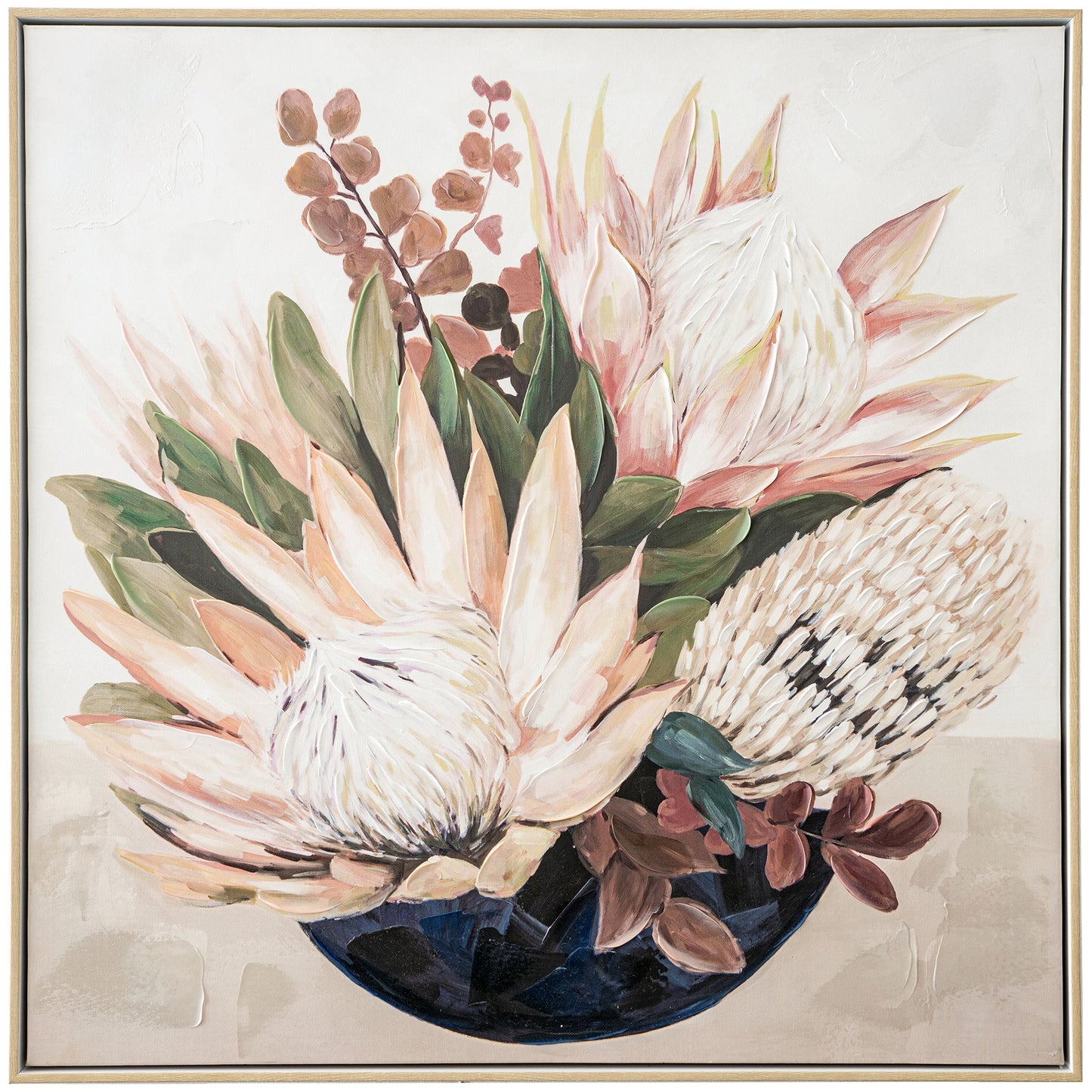 Leave The Bloom Painting 73x73cm