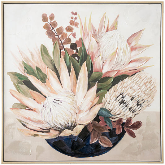 Leave The Bloom Painting 73x73cm