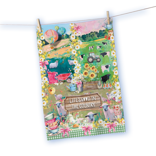 Country Tea Towel