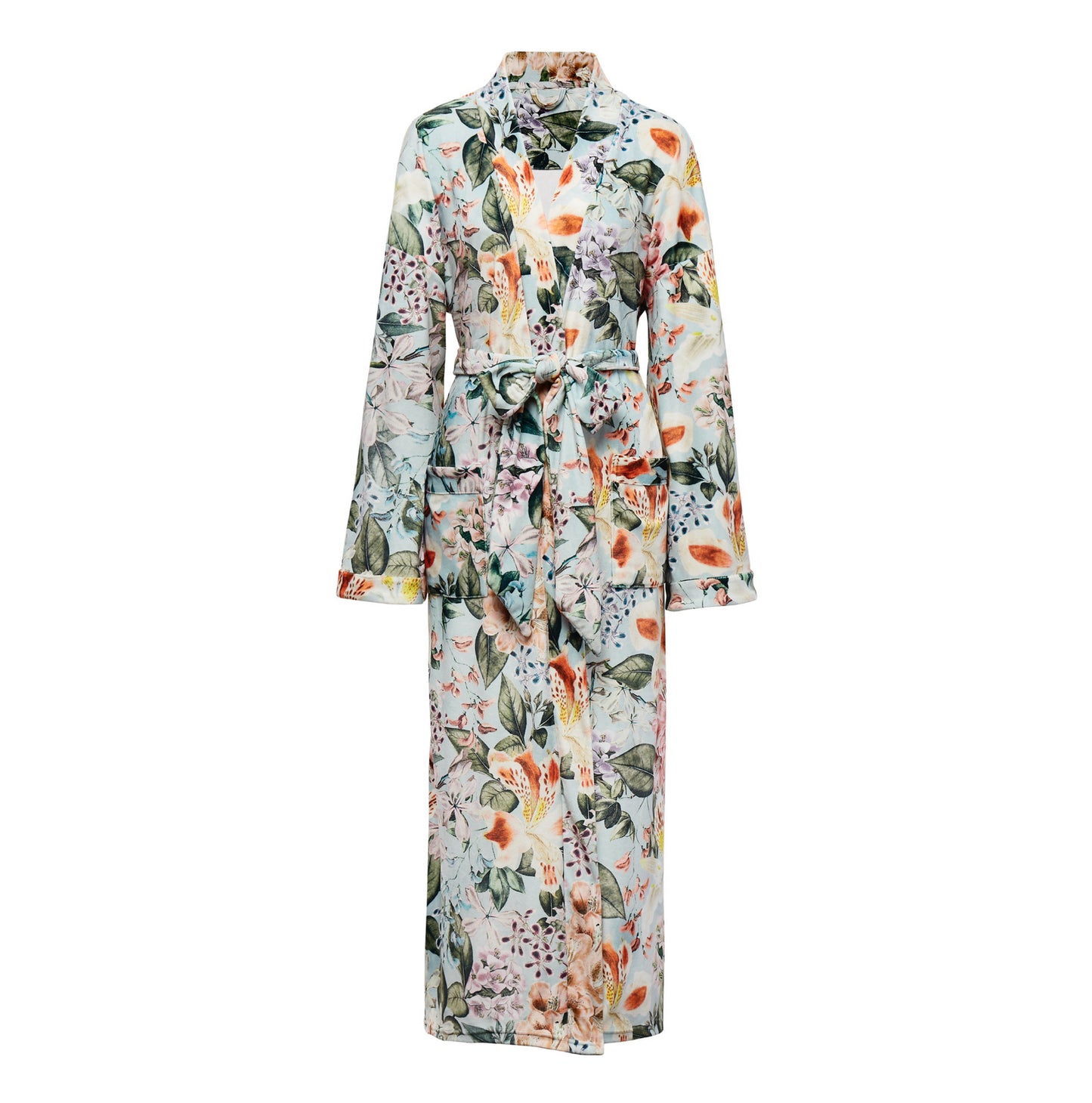 Flora Velour Robe