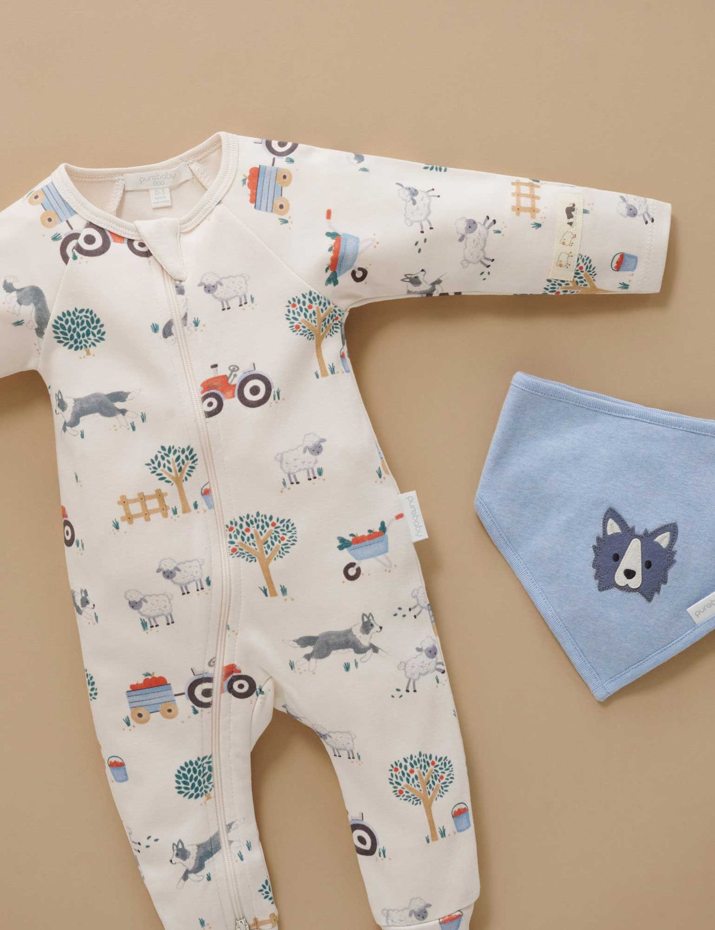 Herding Sheep Thick Zip Growsuit