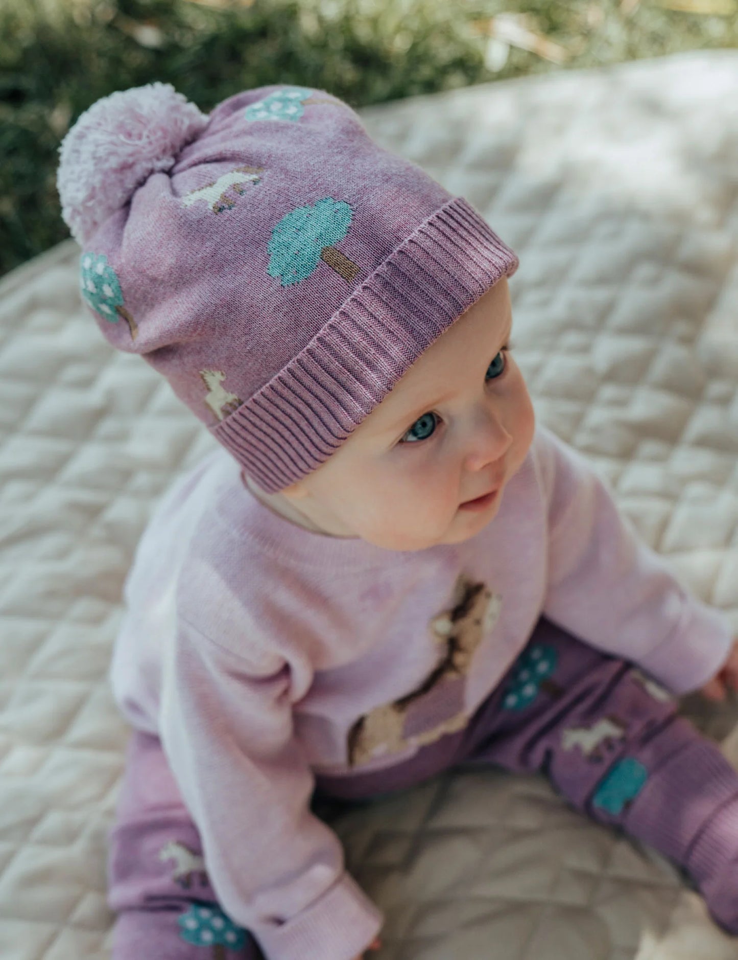 Horse Jacquard Beanie