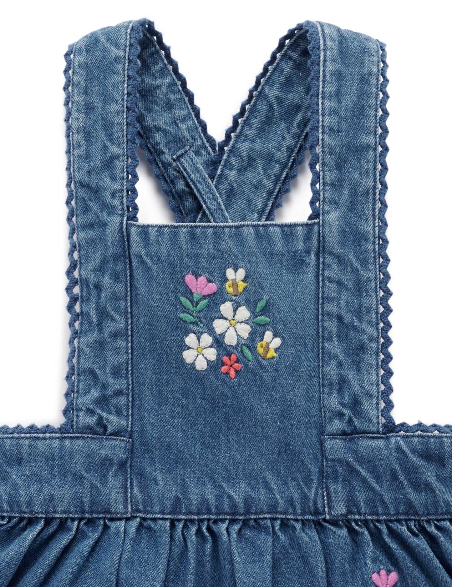 Strawberry Embroidered Pinnie