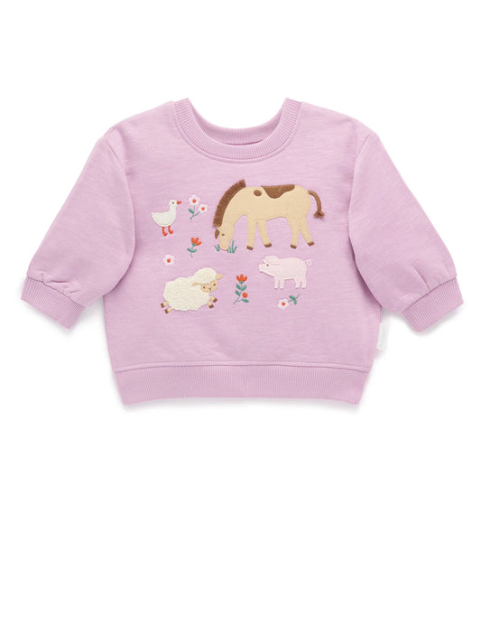 On The Farm Embroidered Windcheater