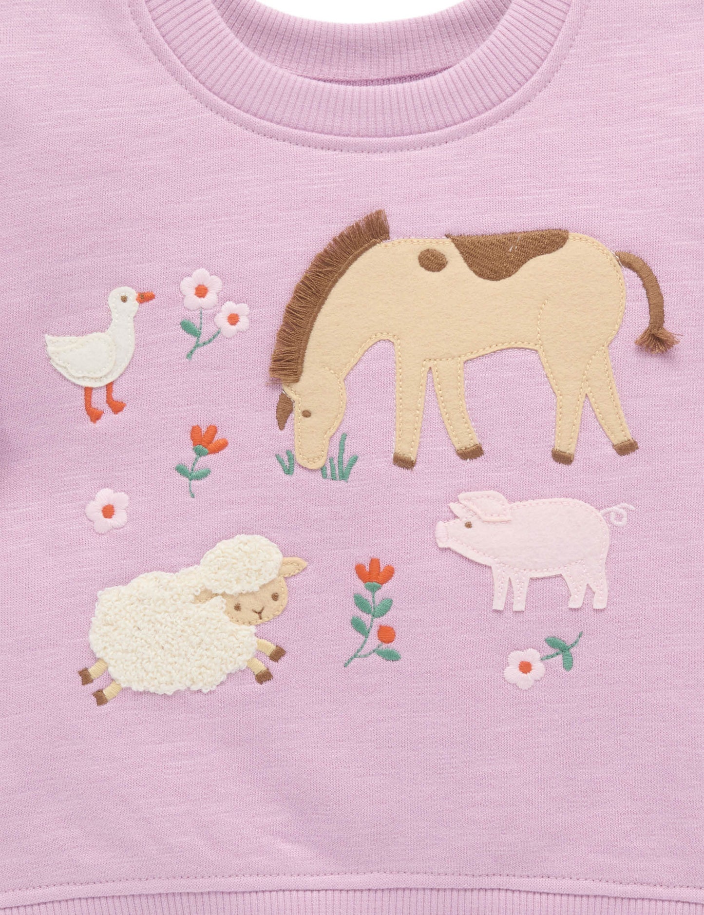 On The Farm Embroidered Windcheater