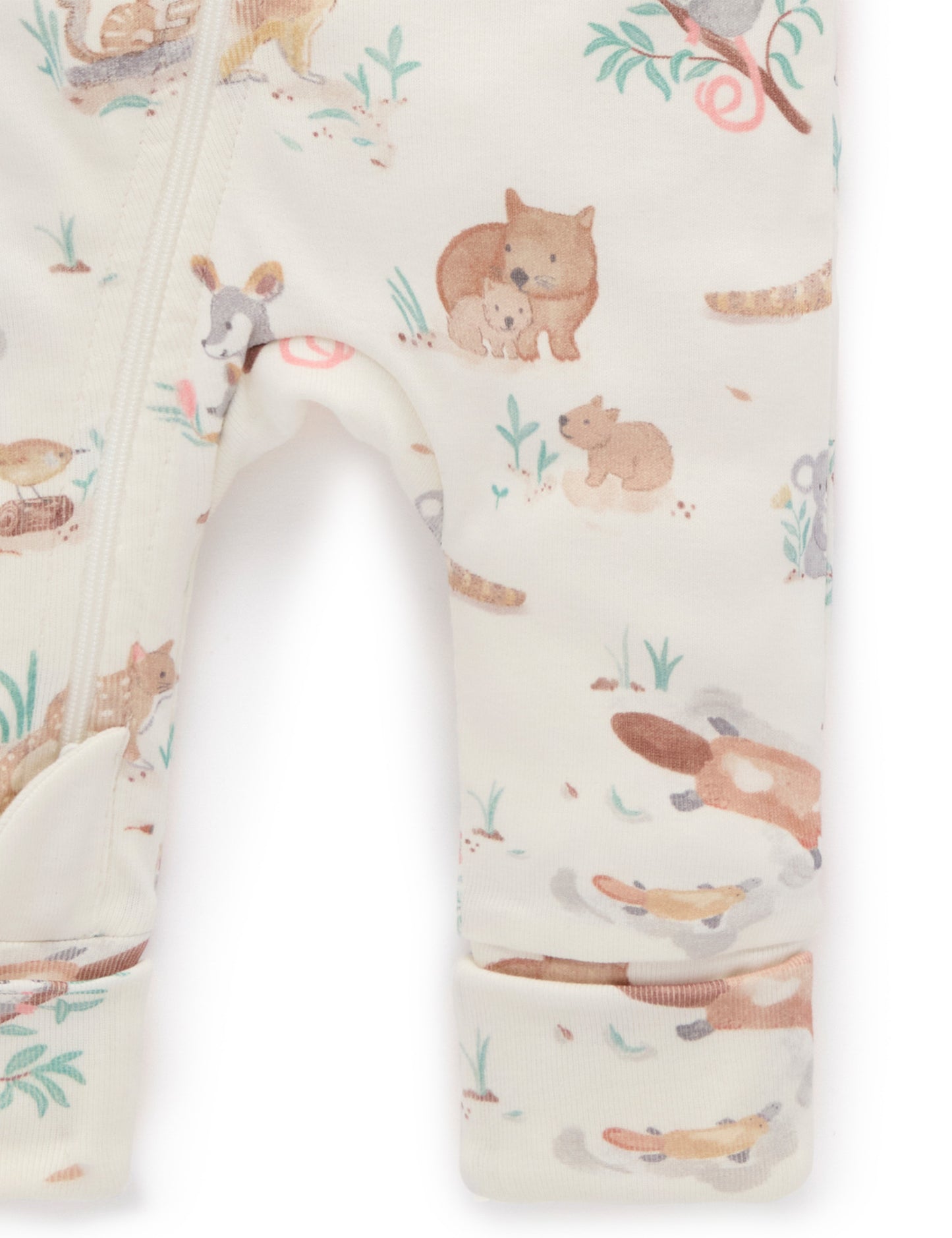 Bush Babies Zip Growsuit & Reversible Bib