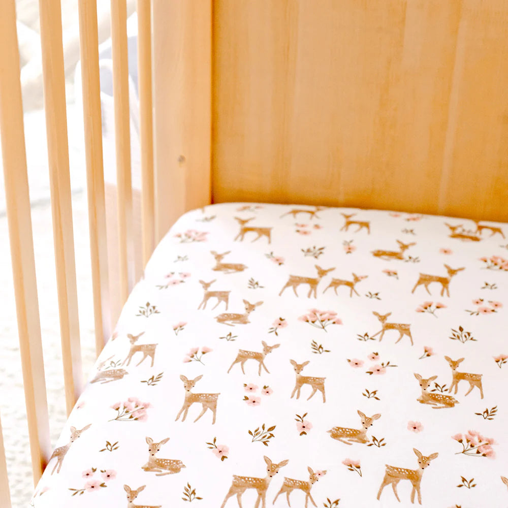 Sophia's Garden - Jersey Cot Fitted Sheet 2pk