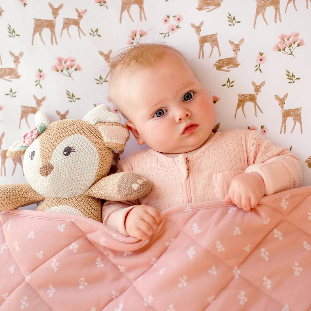 Sophia's Garden - Reversible Quilted Cot Comforter