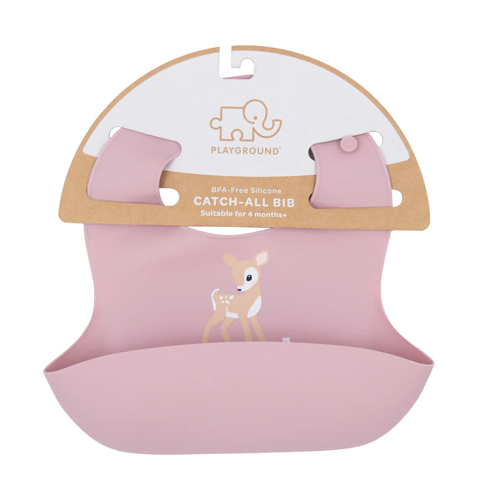 Sophia's Garden - Fawn Silicone Bib