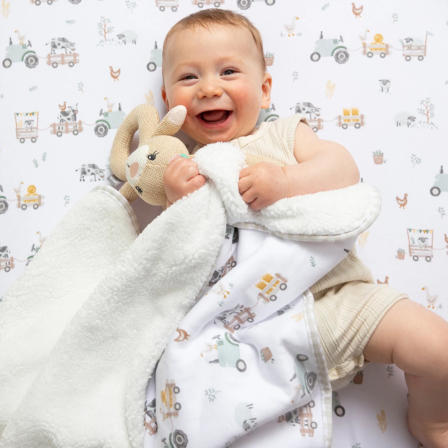 Tractor Ride - Sherpa Blanket