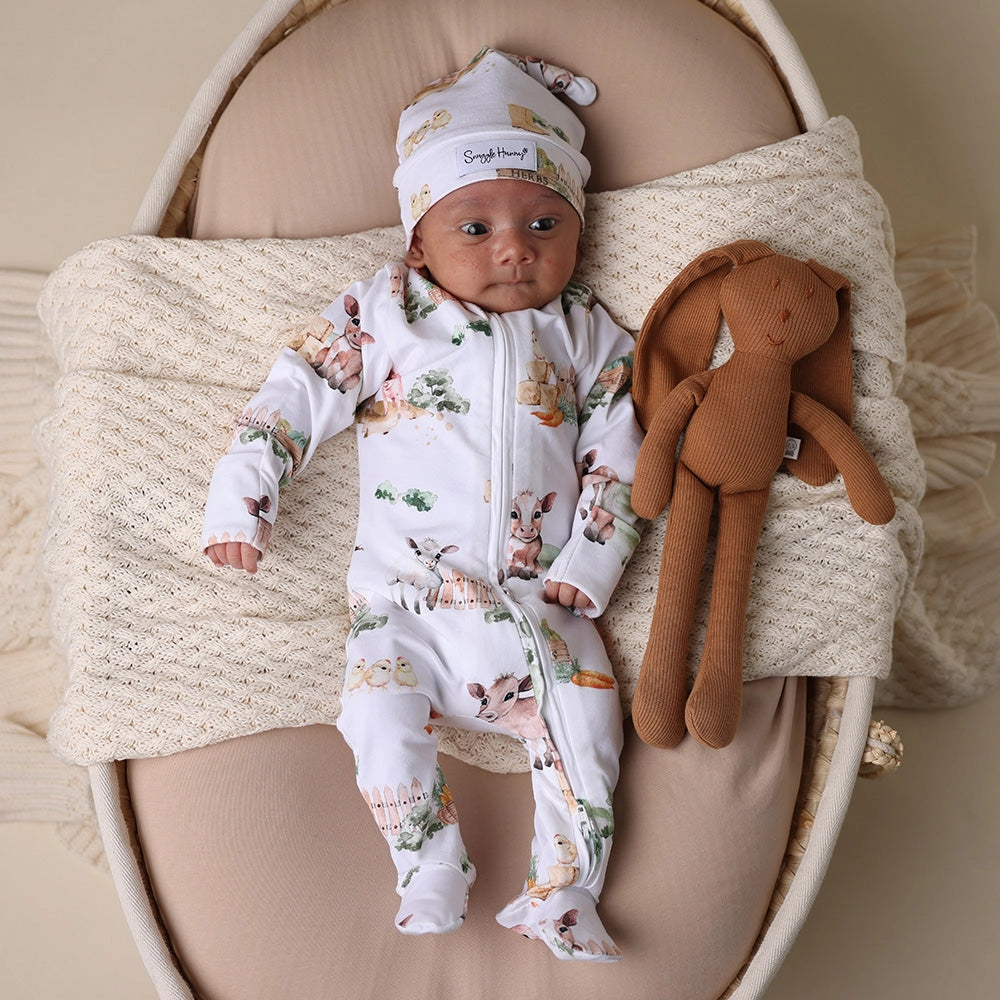 Farm Organic Snuggle Zip Footie