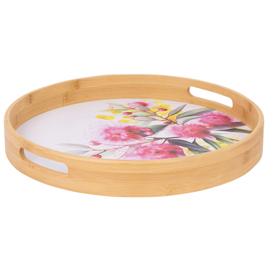 Native Blooms - Round Serving Tray