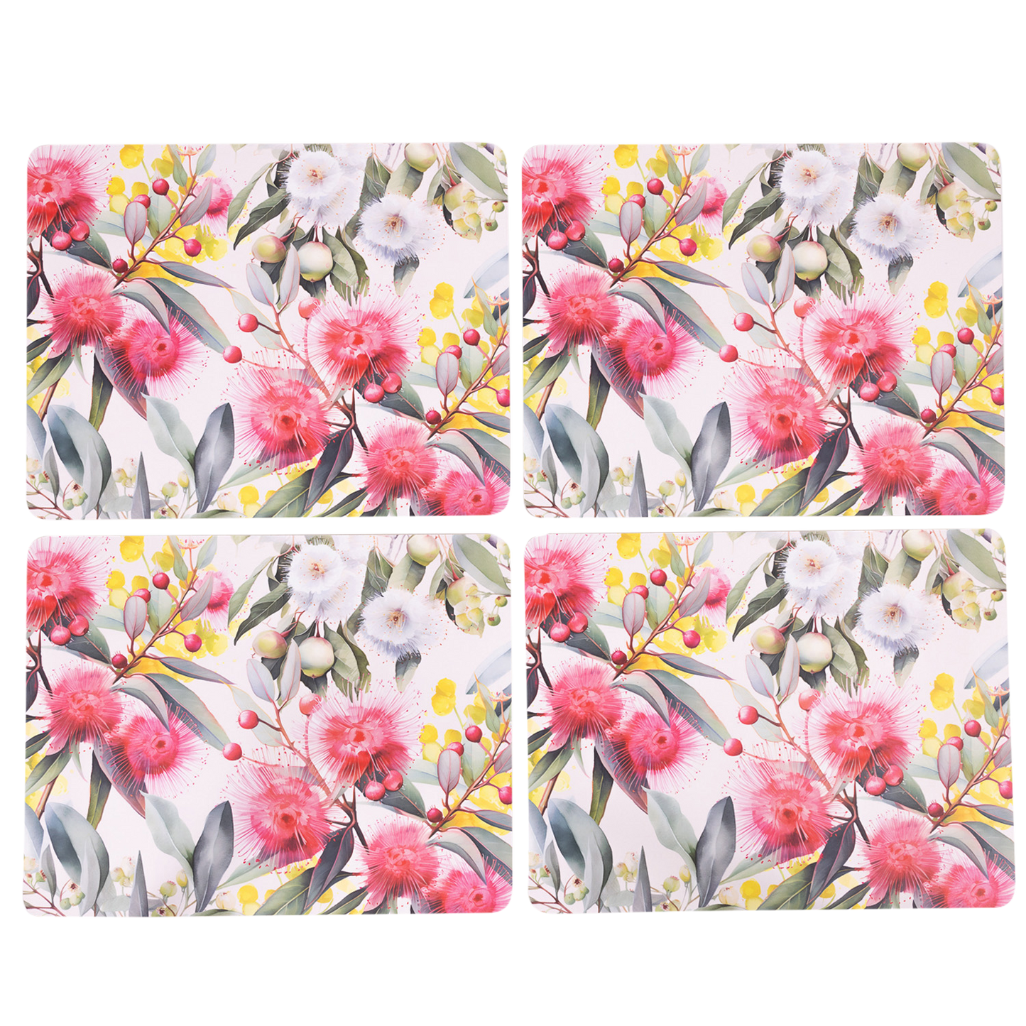 Native Blooms - Placemats Set Of 4