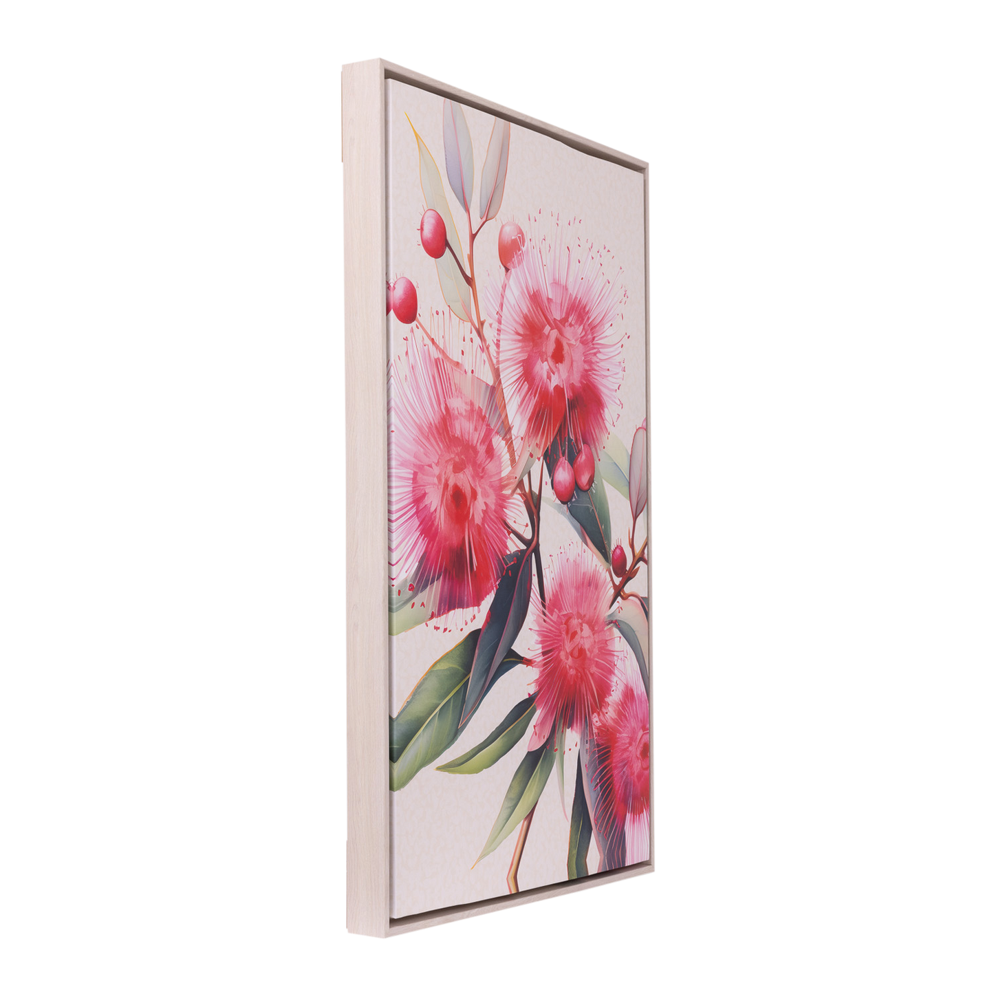 Native Blooms - Flora Framed Canvas