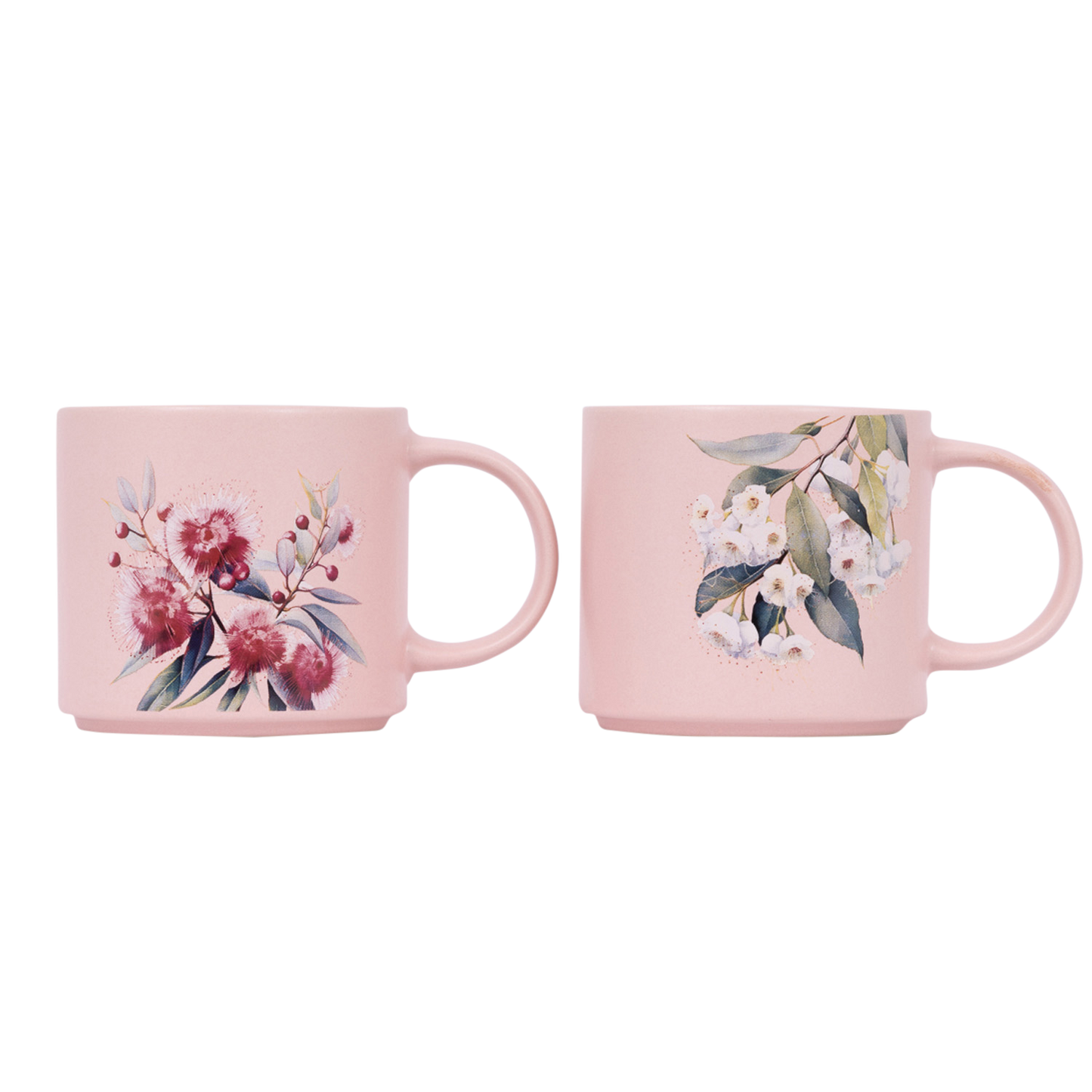 Native Blooms - Red Floral Mug