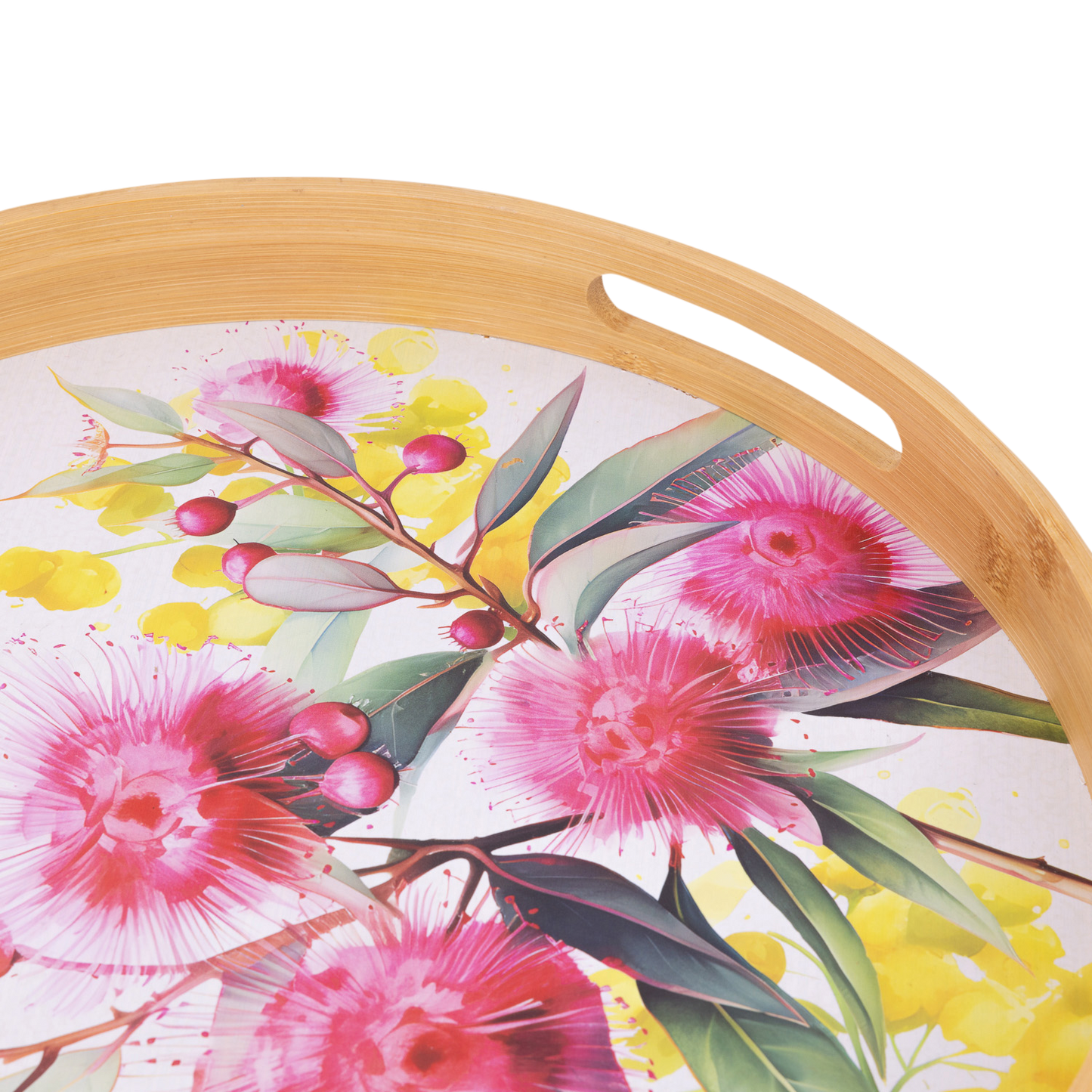 Native Blooms - Round Serving Tray