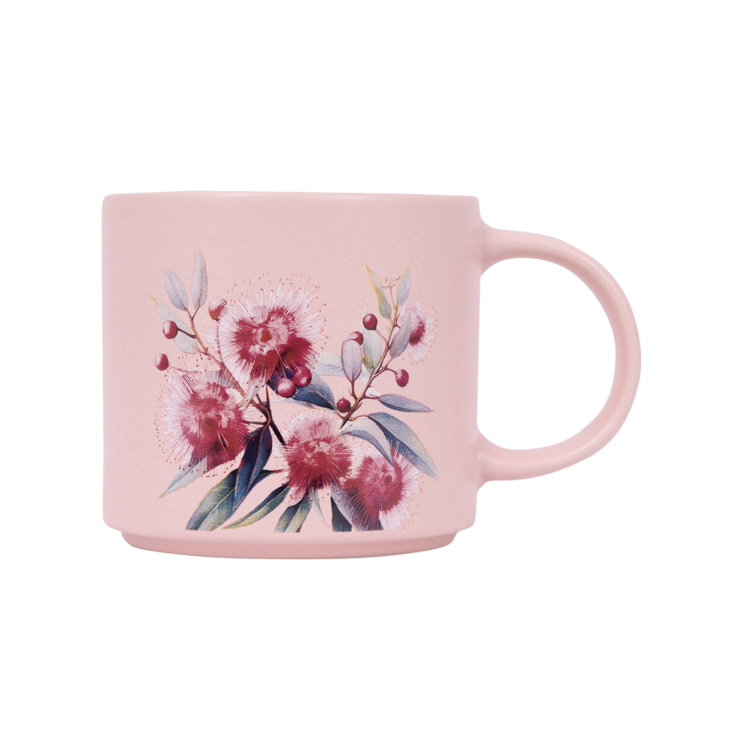 Native Blooms - Red Floral Mug