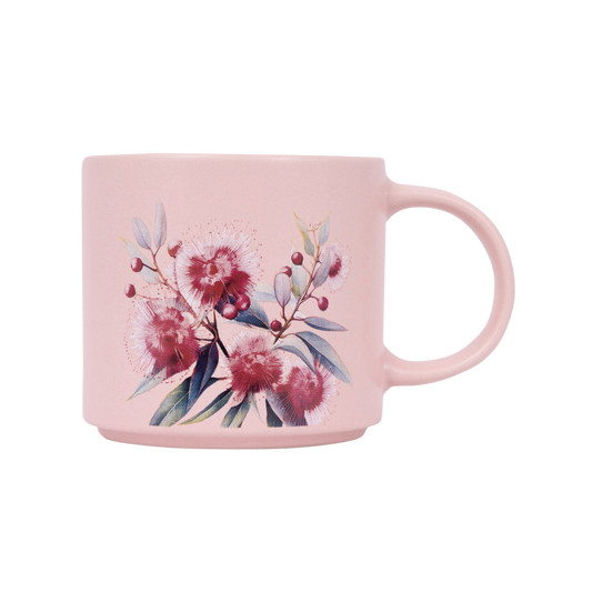 Native Blooms - Red Floral Mug