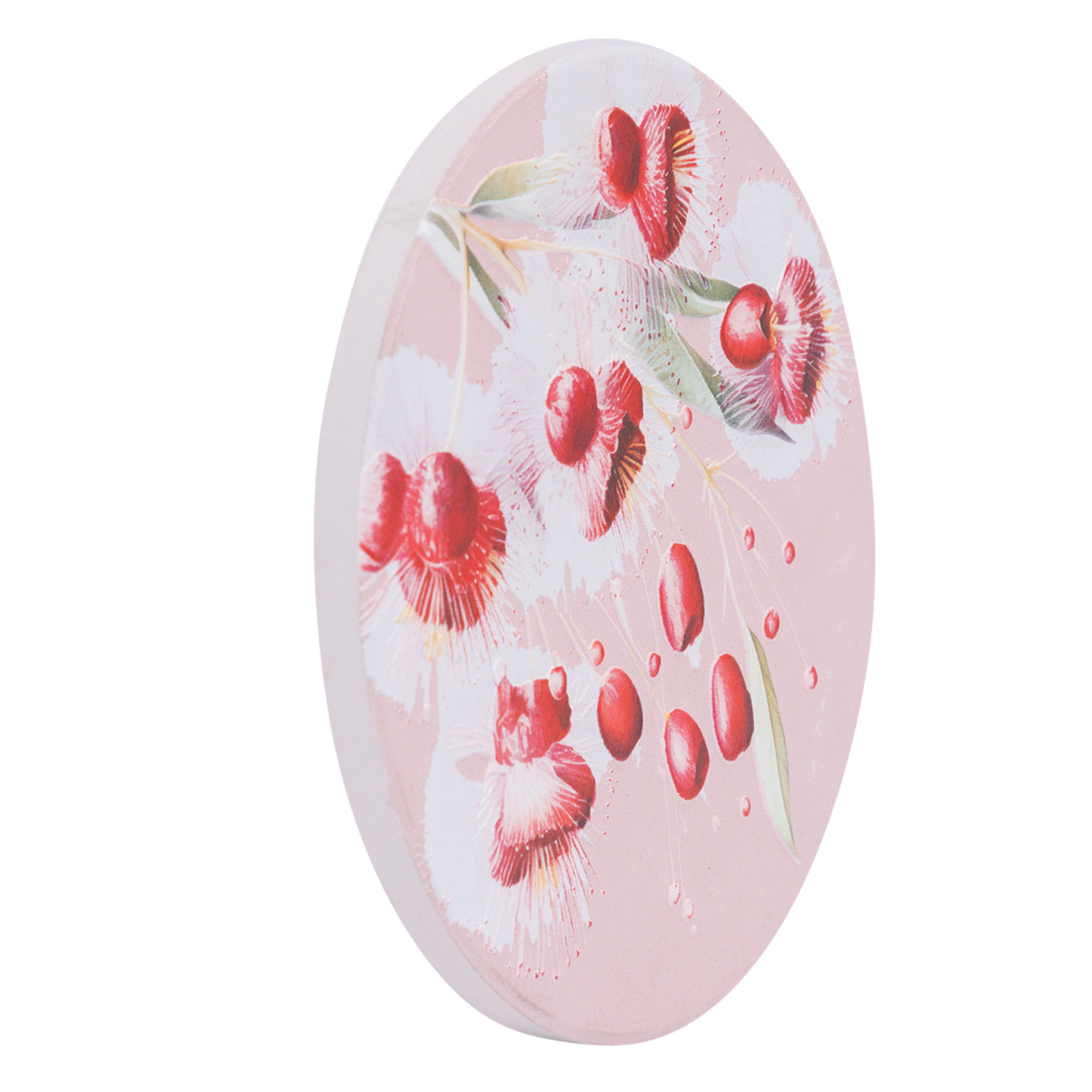 Native Blooms - Pink Floral Ceramic Coaster