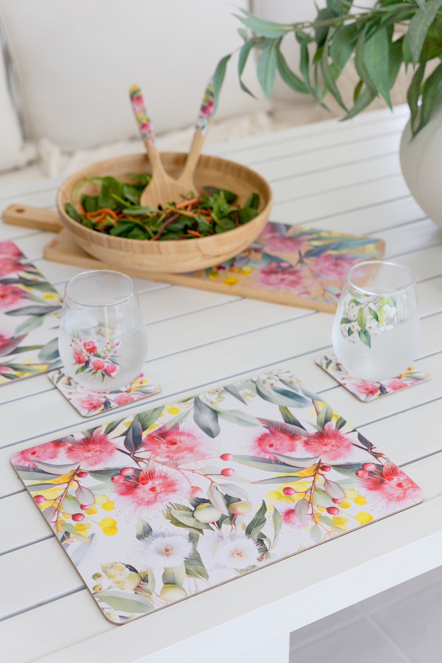 Native Blooms - Coasters Set Of 4