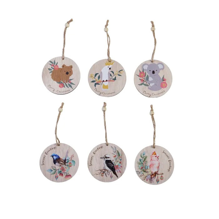 Aussie Christmas Disc Hanging Decoration
