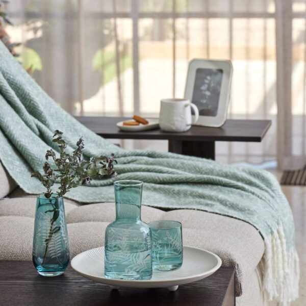 Herringbone Throw – Sage