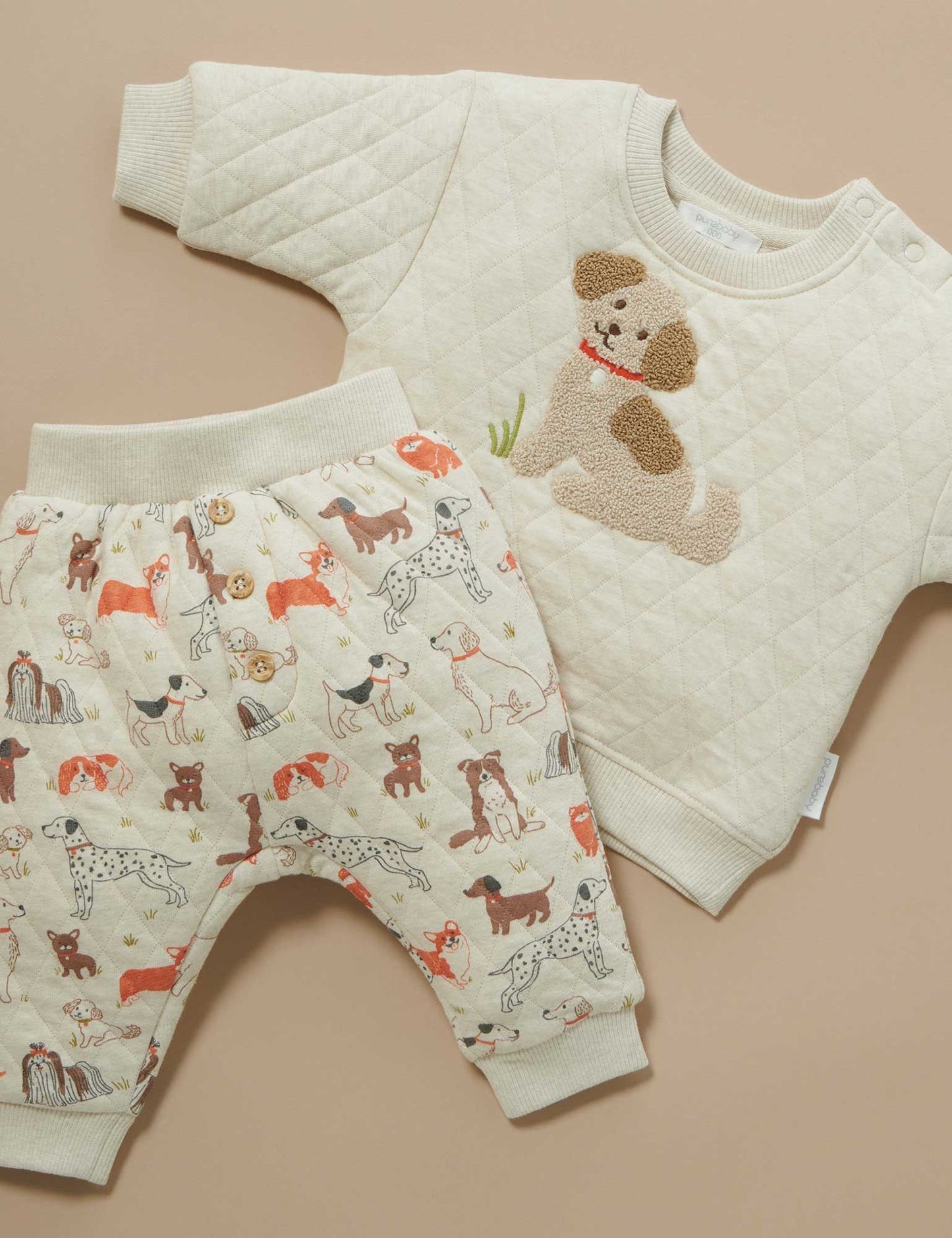 Doggy Quilted Track Set