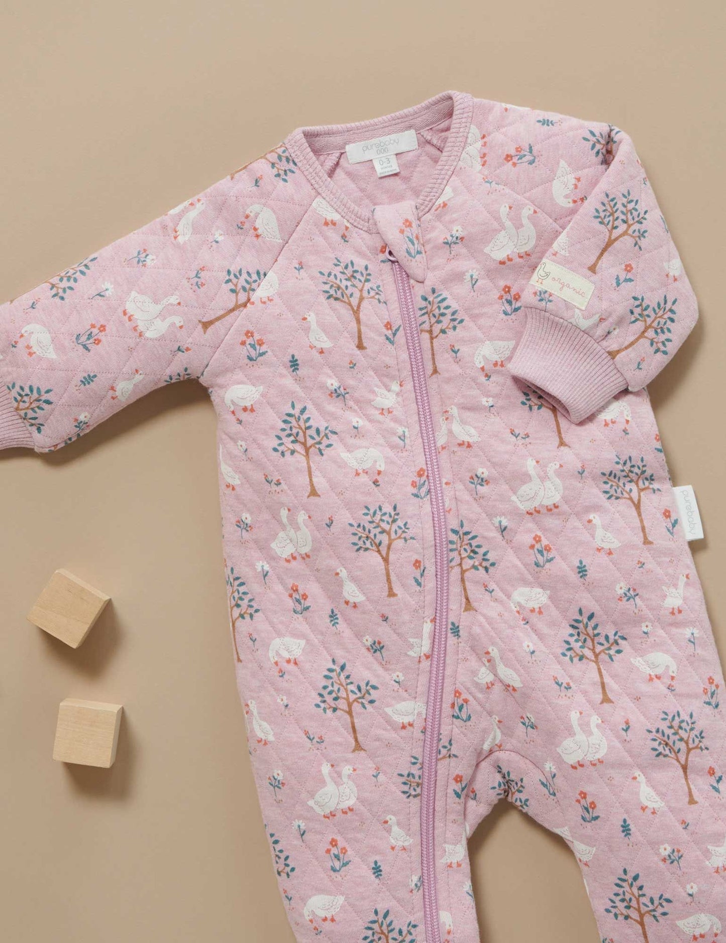 Quack Quack Quilted Growsuit