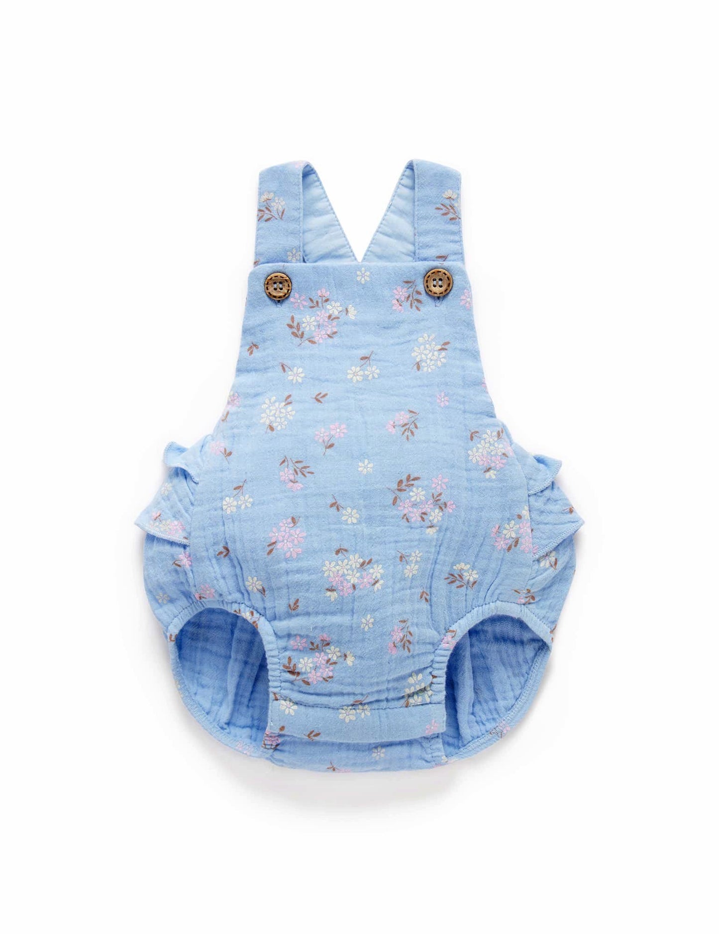 Painted Petals Daisy Ruffle Romper