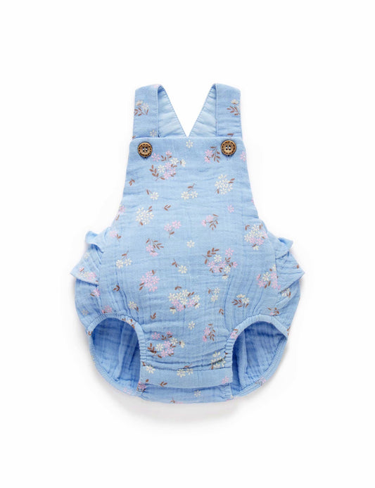 Painted Petals Daisy Ruffle Romper