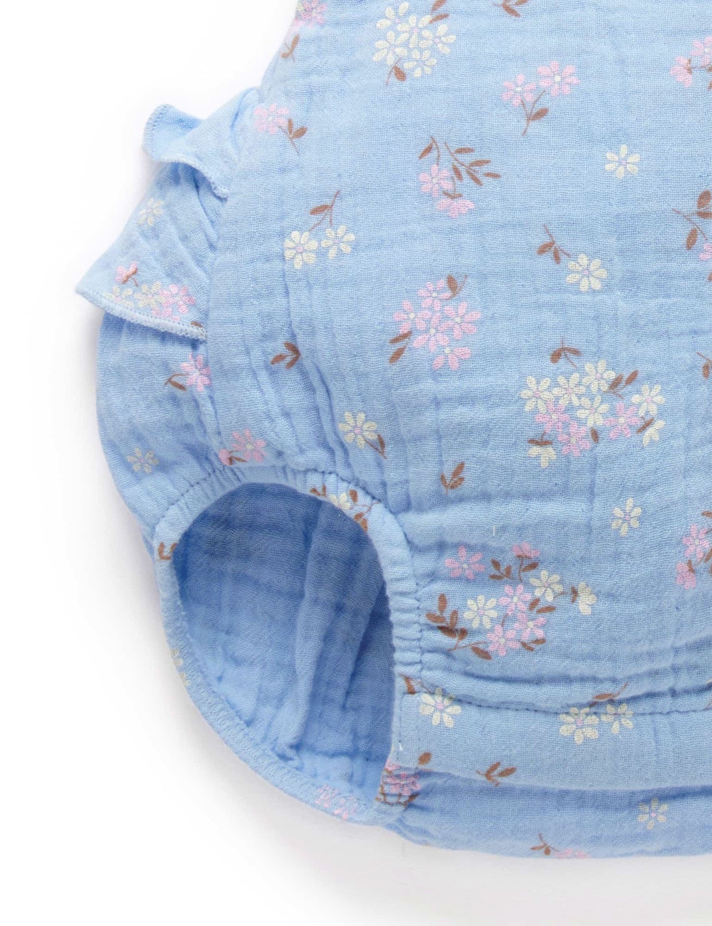 Painted Petals Daisy Ruffle Romper