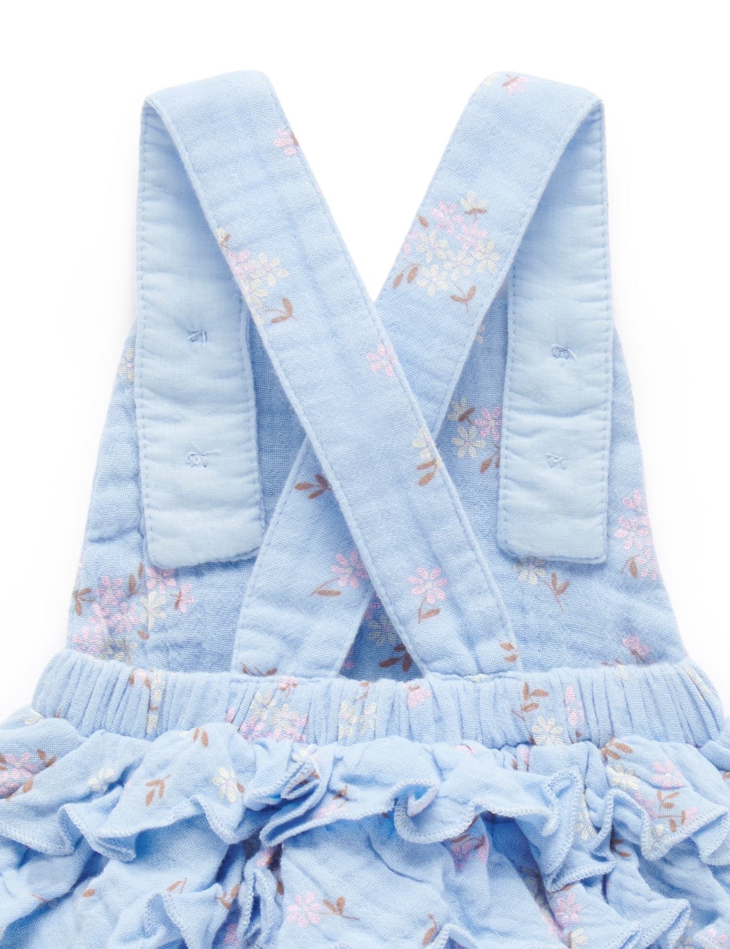Painted Petals Daisy Ruffle Romper