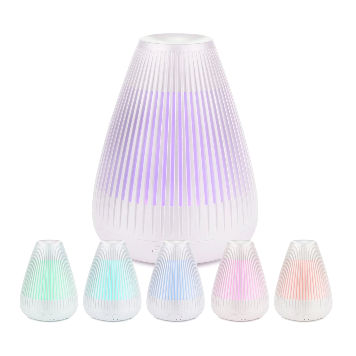 Aroma-Flare Aromatherapy Diffuser - Metallic White