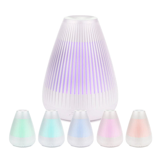 Aroma-Flare Aromatherapy Diffuser - Metallic White
